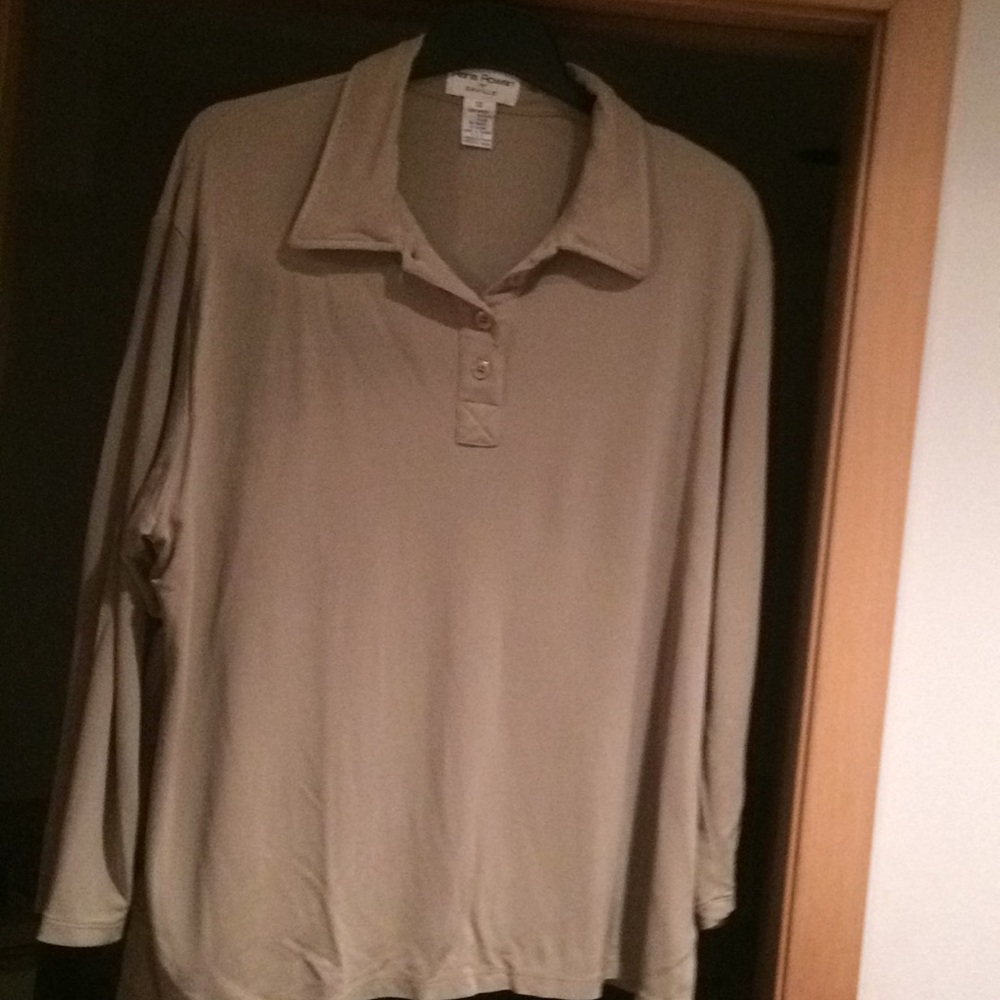 Olive tunic top.